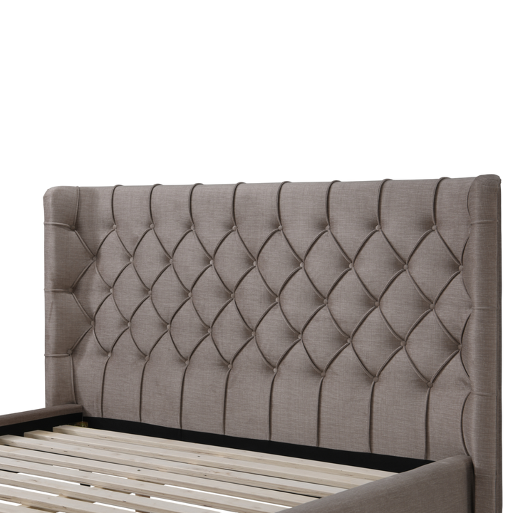 Paris King Bed Latte - Future Classics Furniture