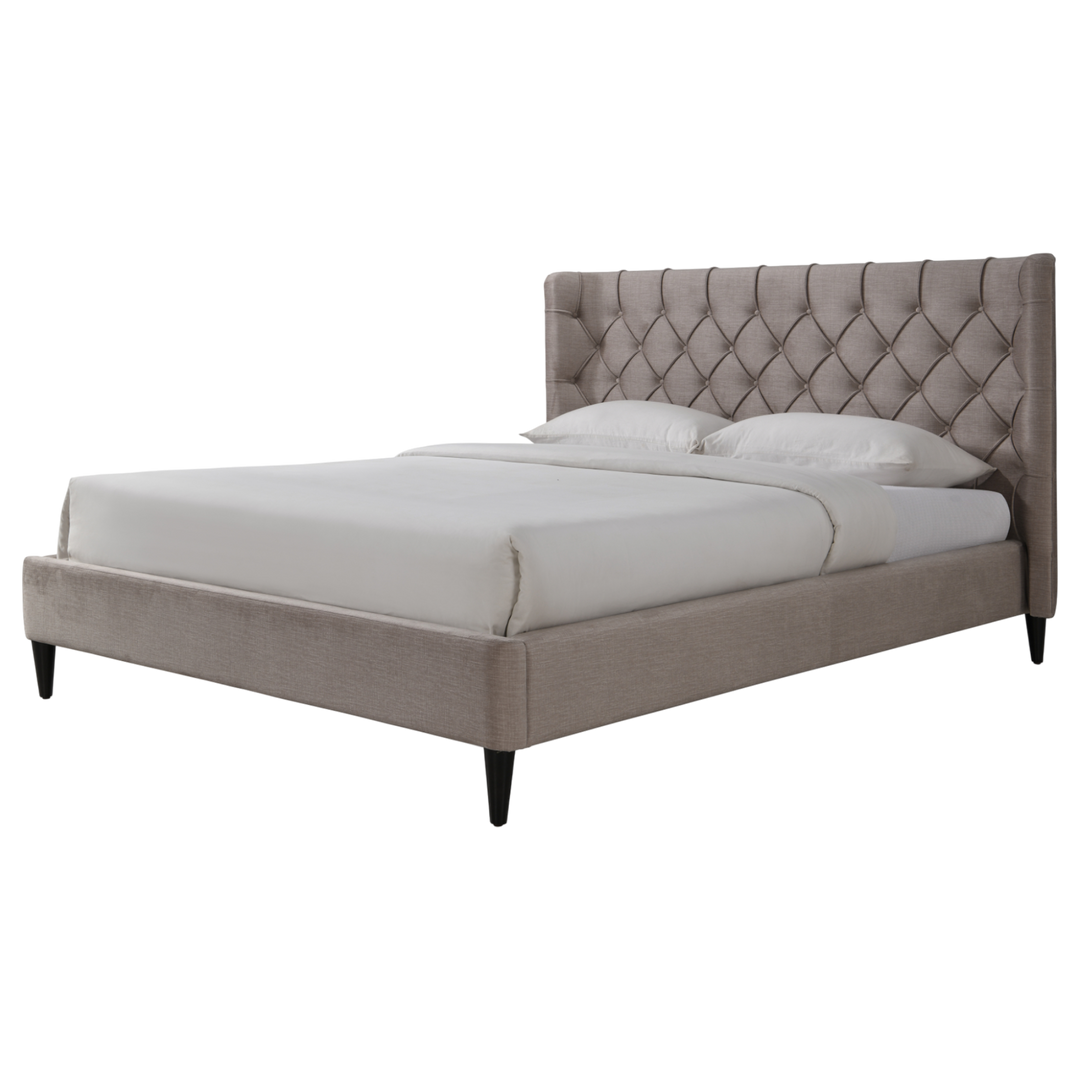 Paris King Bed Latte - Future Classics Furniture