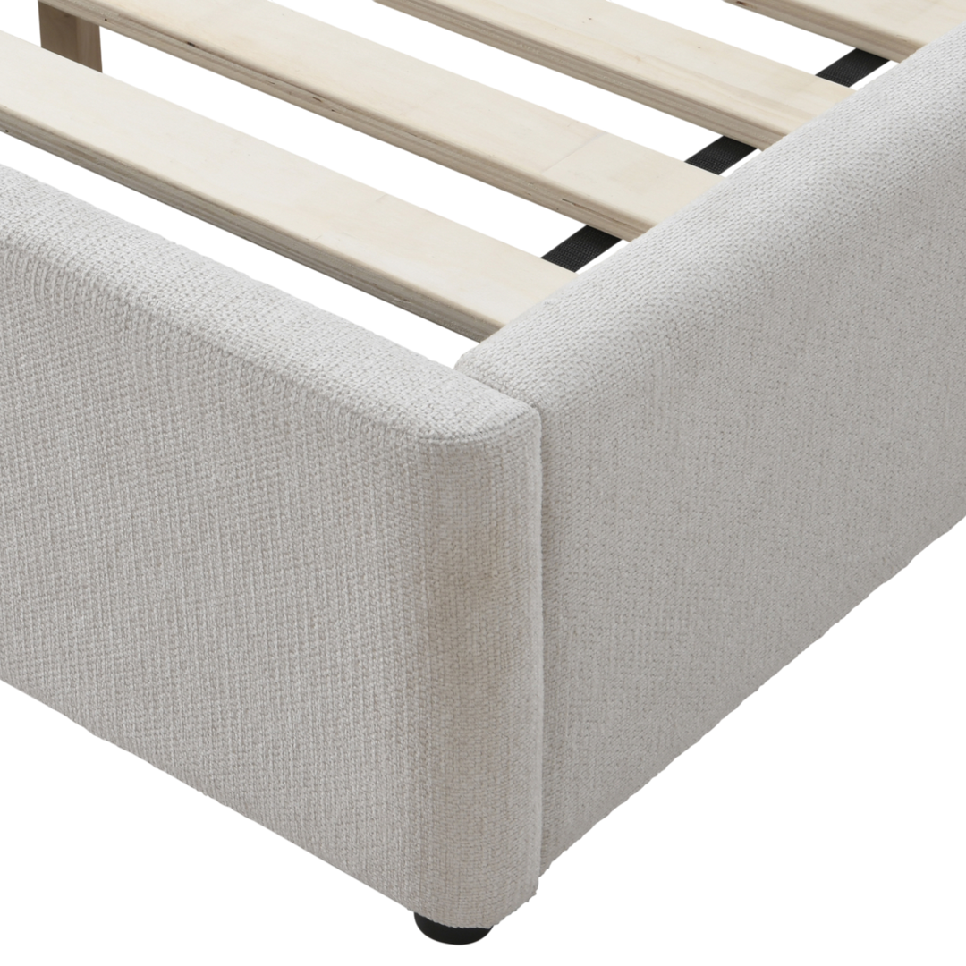 Corsica King Bed Beige - Future Classics Furniture