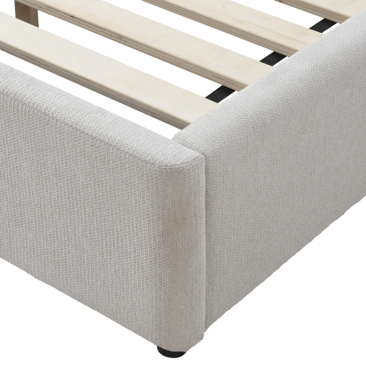 Corsica King Bed Beige - Future Classics Furniture