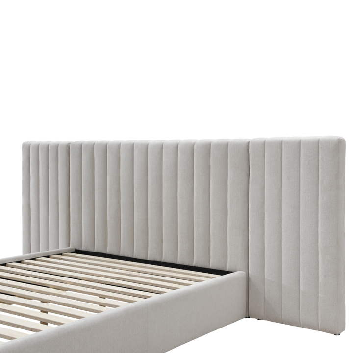 Corsica Queen Bed Beige - Future Classics Furniture