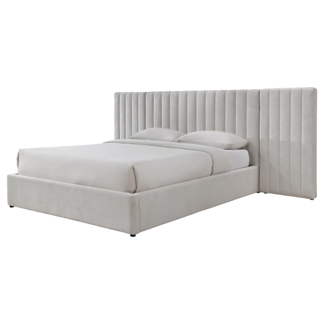 Corsica Queen Bed Beige - Future Classics Furniture