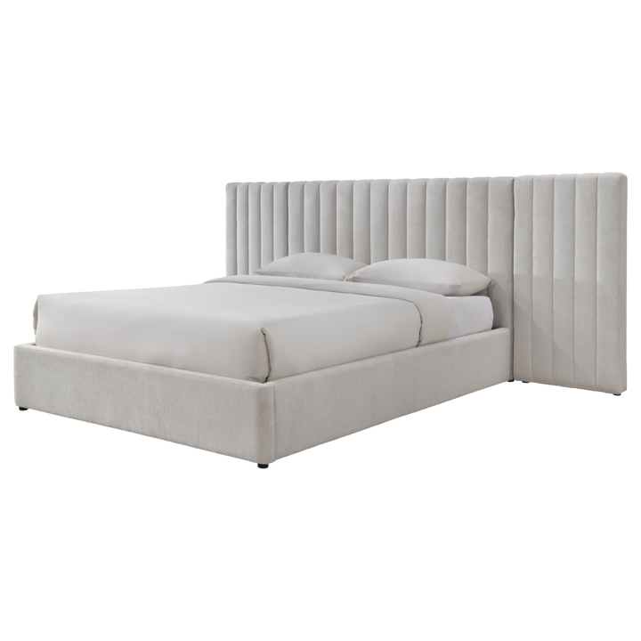 Corsica Queen Bed Beige - Future Classics Furniture