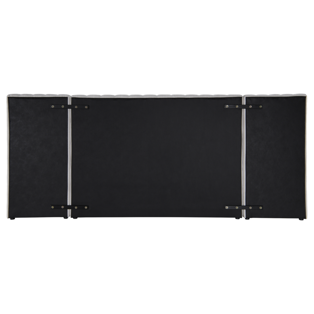 Corsica Queen Bed Beige - Future Classics Furniture