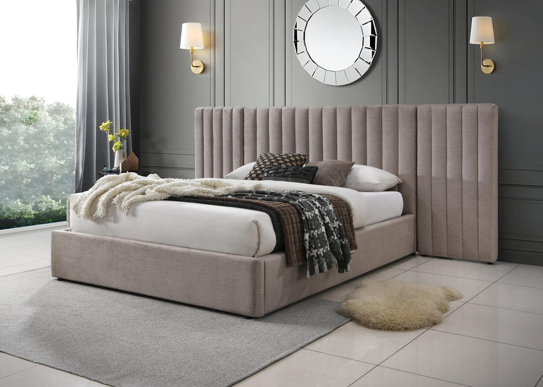 Corsica King Bed Latte - Future Classics Furniture