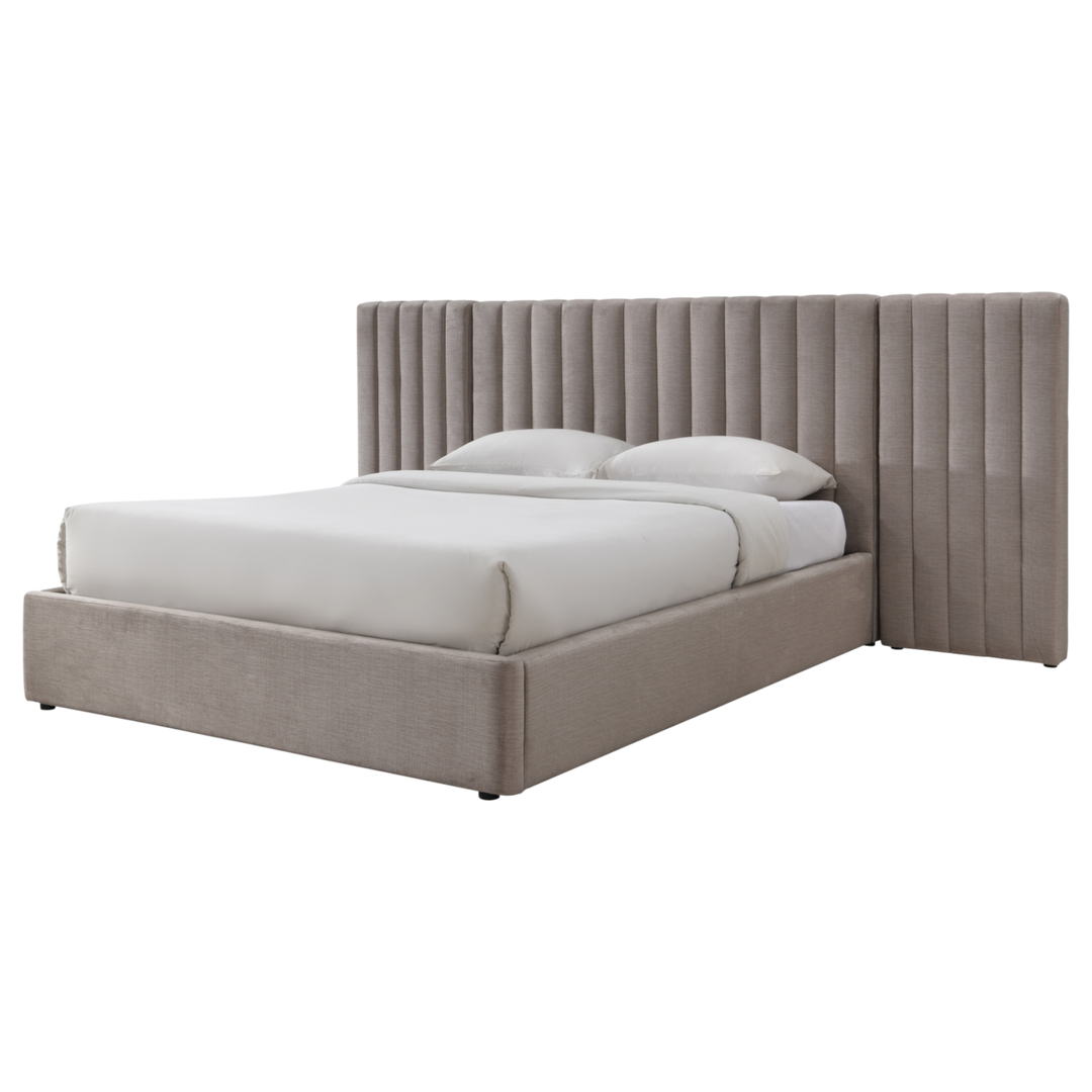 Corsica King Bed Latte - Future Classics Furniture