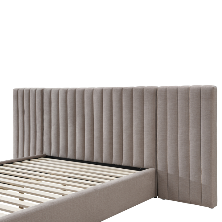 Corsica King Bed Latte - Future Classics Furniture