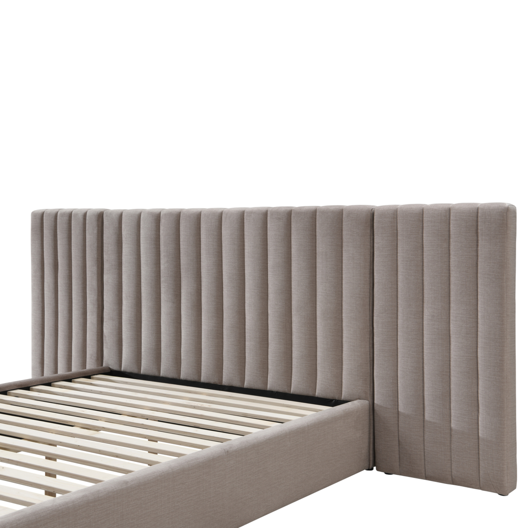 Corsica Queen Bed Latte - Future Classics Furniture