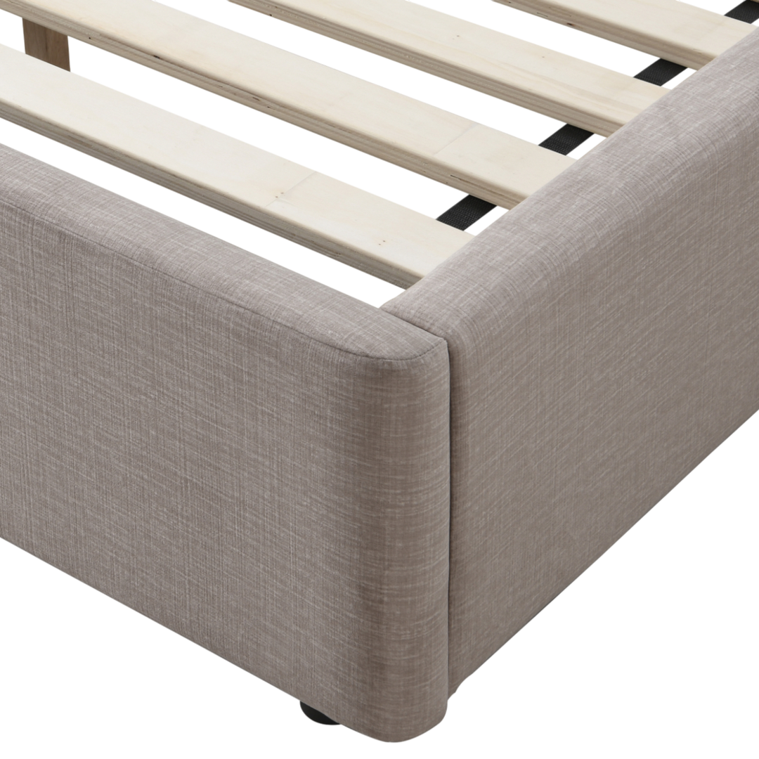 Corsica King Bed Latte - Future Classics Furniture