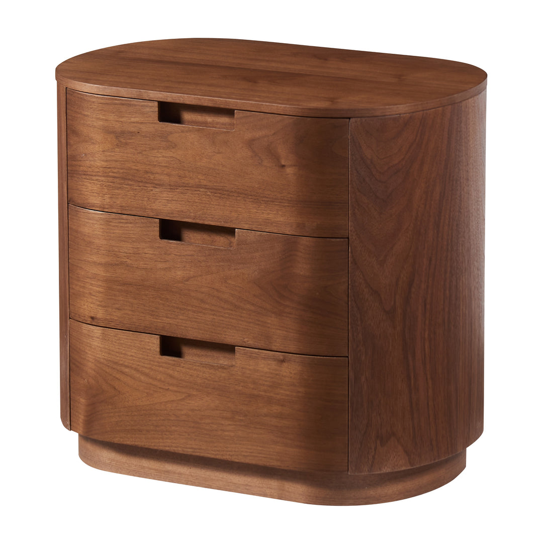 Provence Bedside Table Walnut