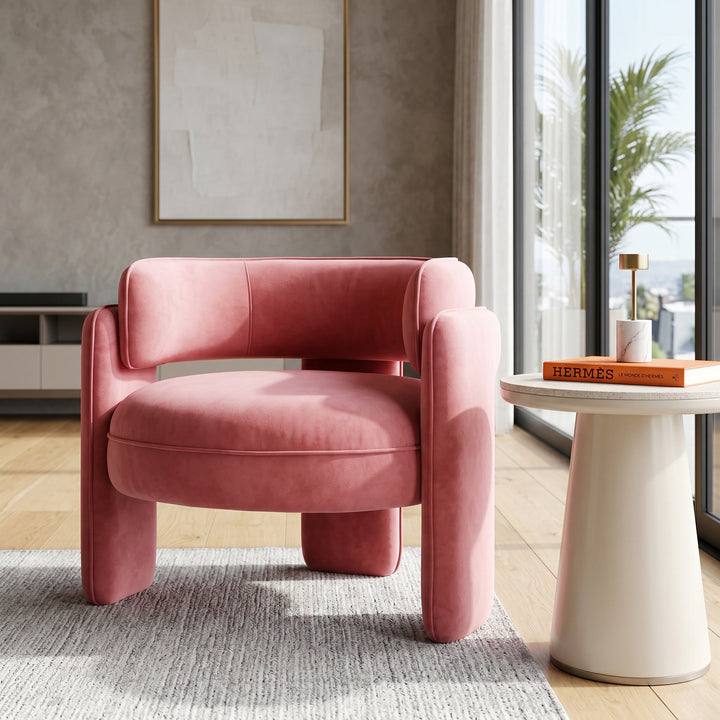 Chilli Chair Coral Red
