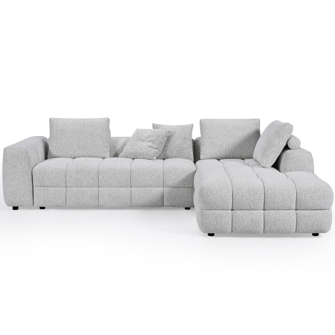 Cuddly Modular Sofa RHF in a cozy fabric with plush cushions and a modern design, perfect for living room relaxation.