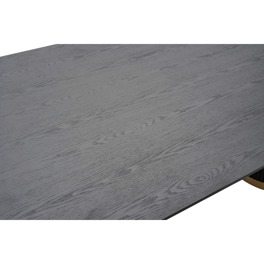 Elegant Mirabella dining table in wood finish, measuring 2.4 meters, ideal for modern dining room setups.