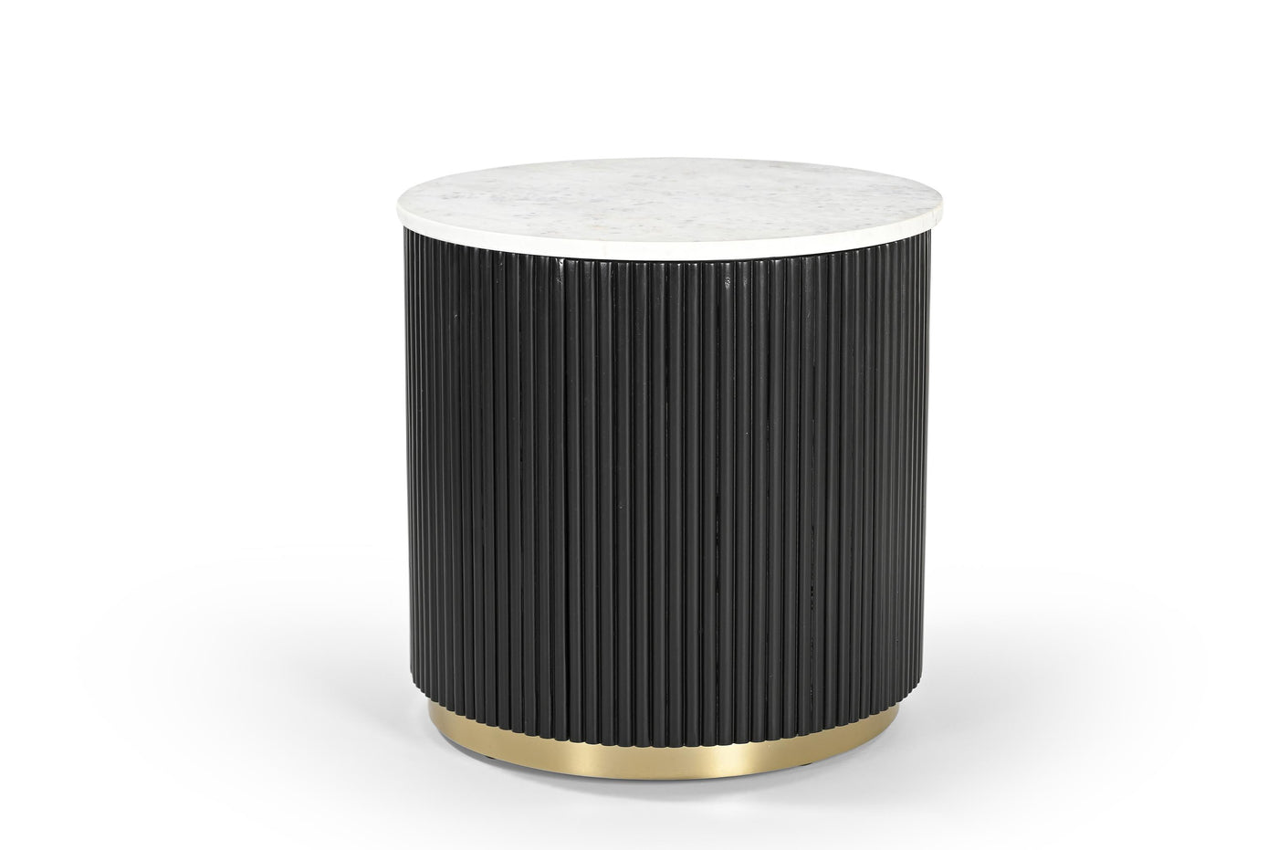 Hamptons Fluted Side Table