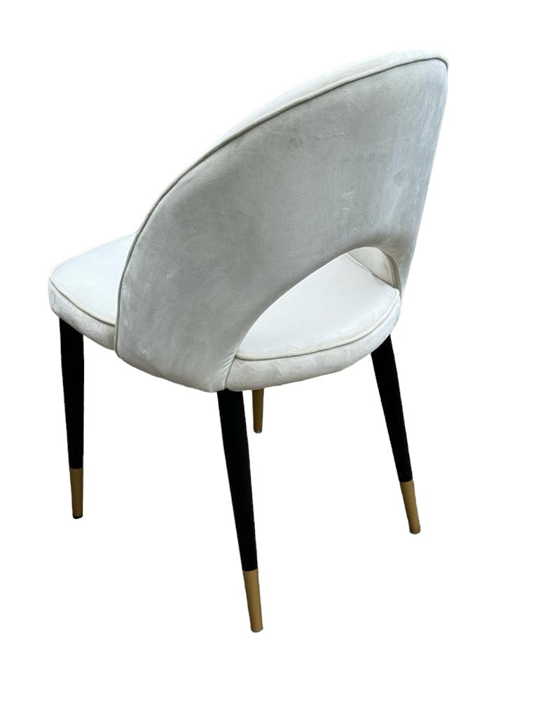 Bourdain Dining Chair Beige Velvet - Future Classics Furniture