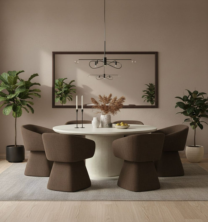 Toscana Swivel Chair Choco - Future Classics Furniture