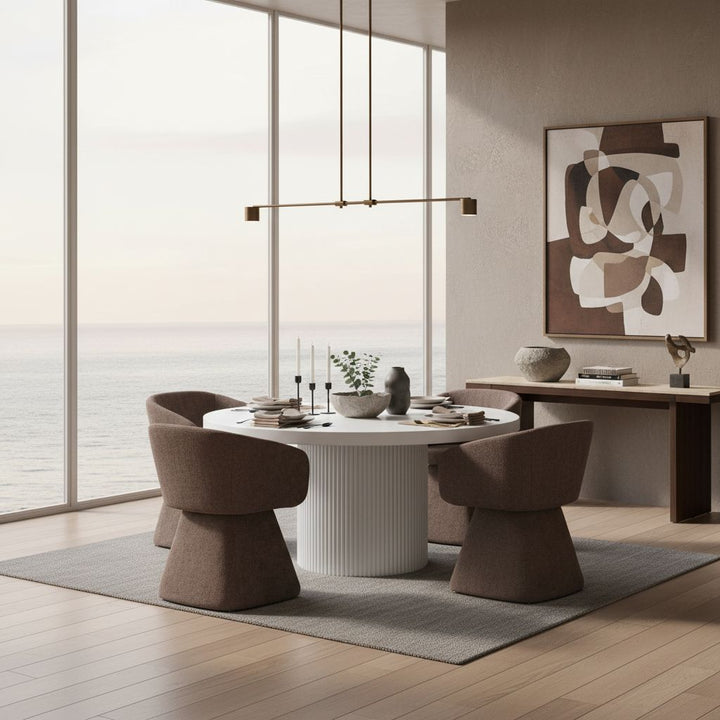 Toscana Swivel Chair Choco - Future Classics Furniture