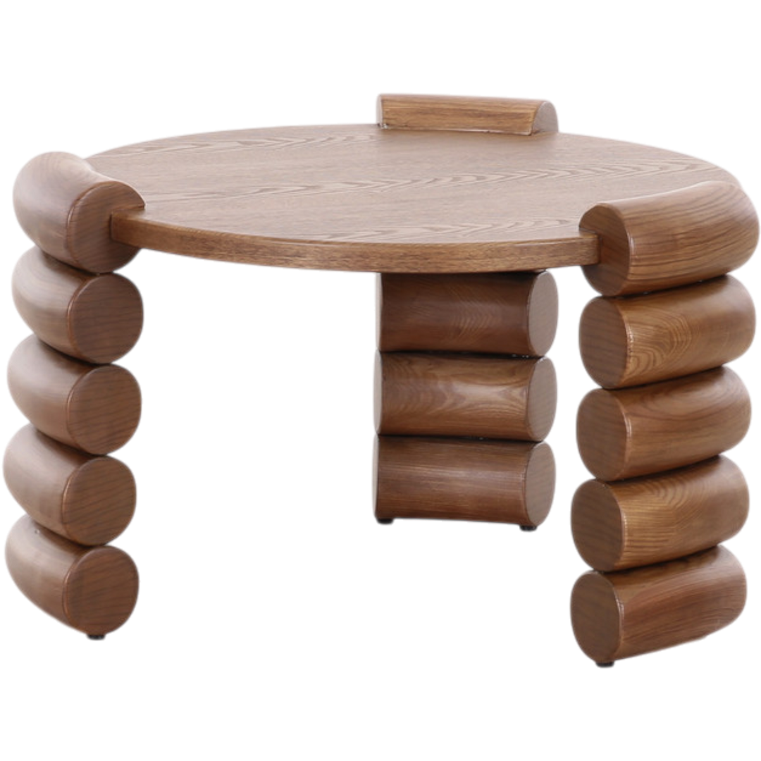 Boho Ash Side Table