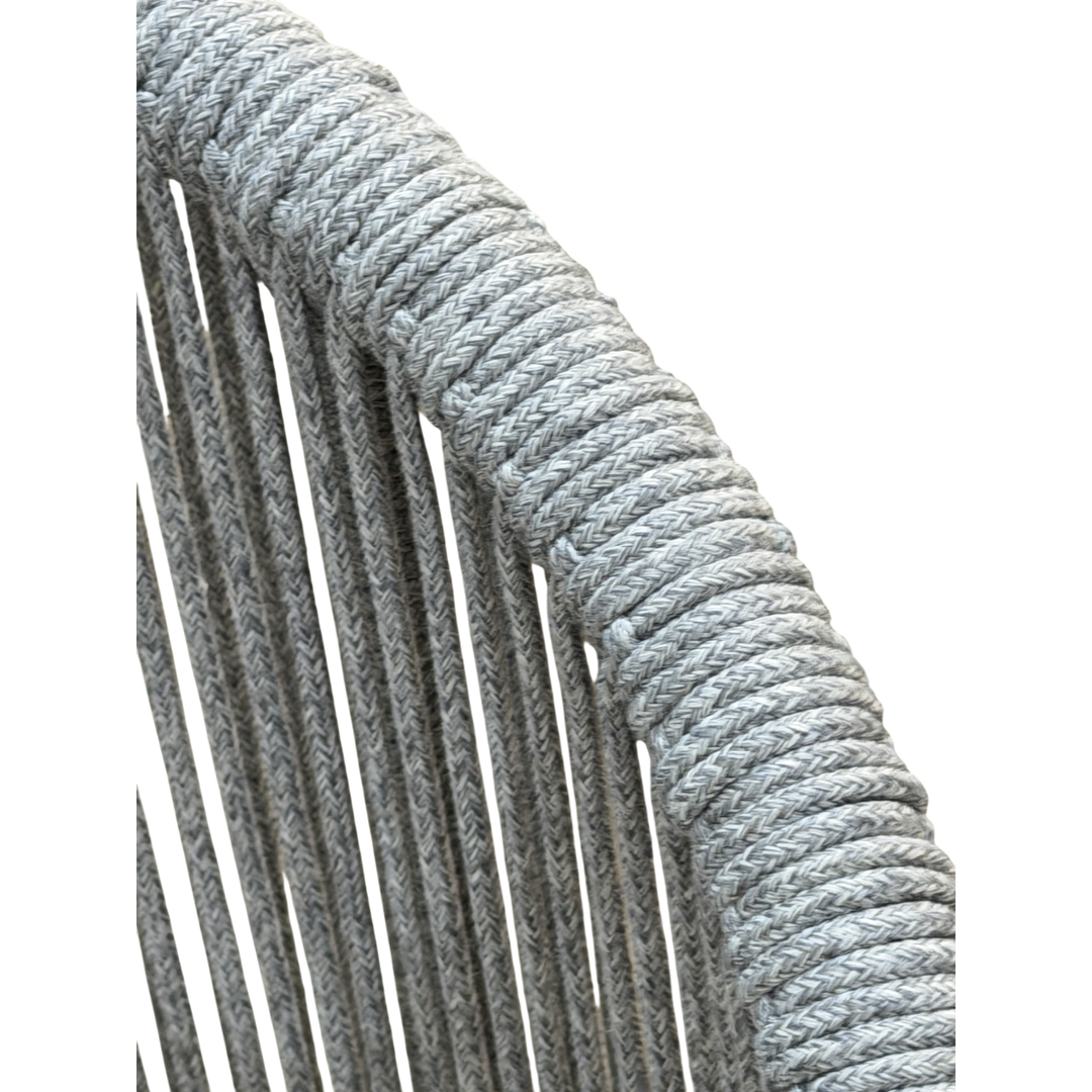 Grey Jardin outdoor arm chair from Occasional Chairs collection, featuring a comfortable, stylish design for outdoor seating.