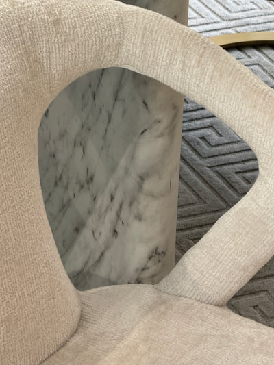 Profile Dining Chair Textured Beige