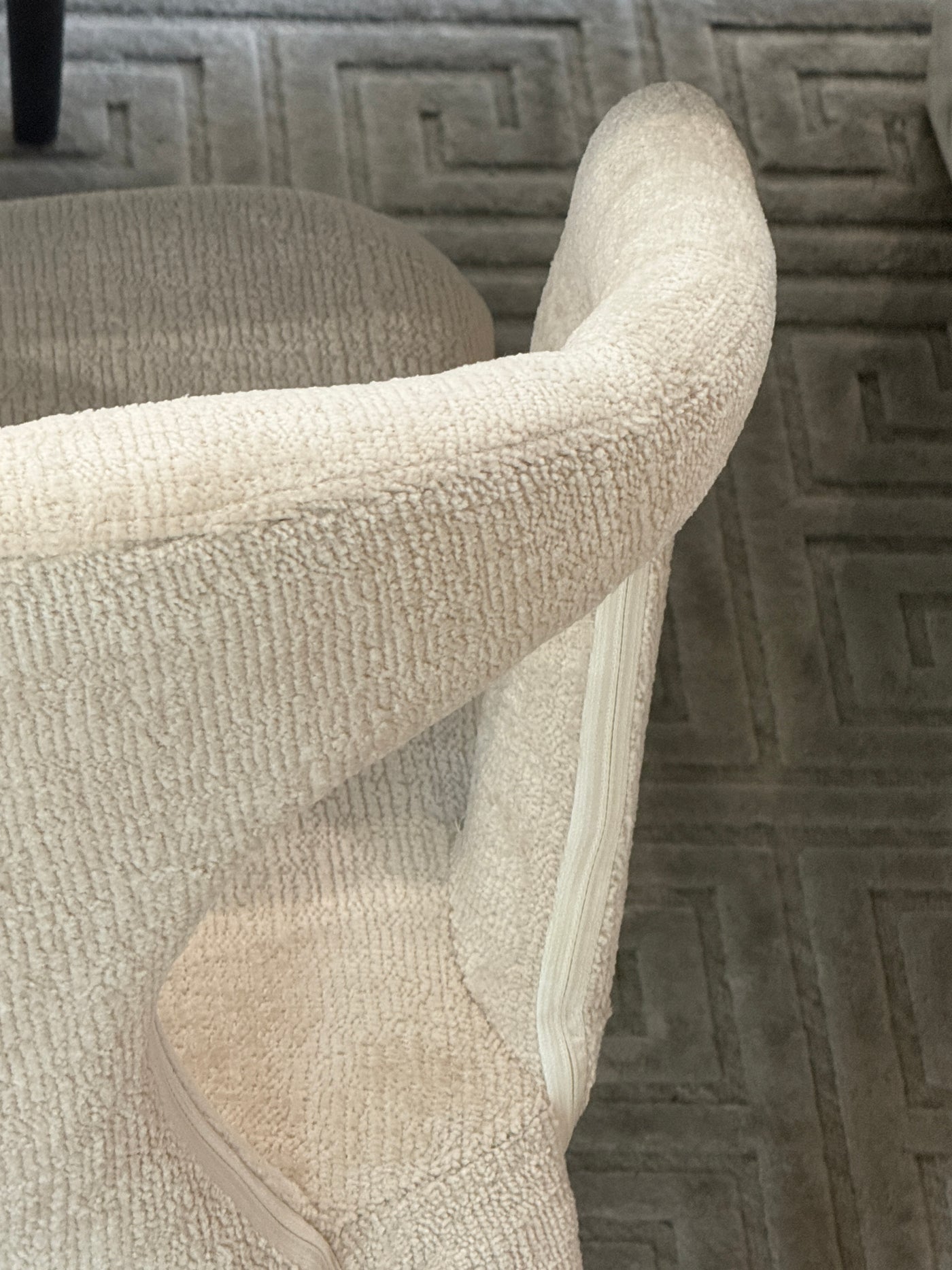 Profile Dining Chair Textured Beige