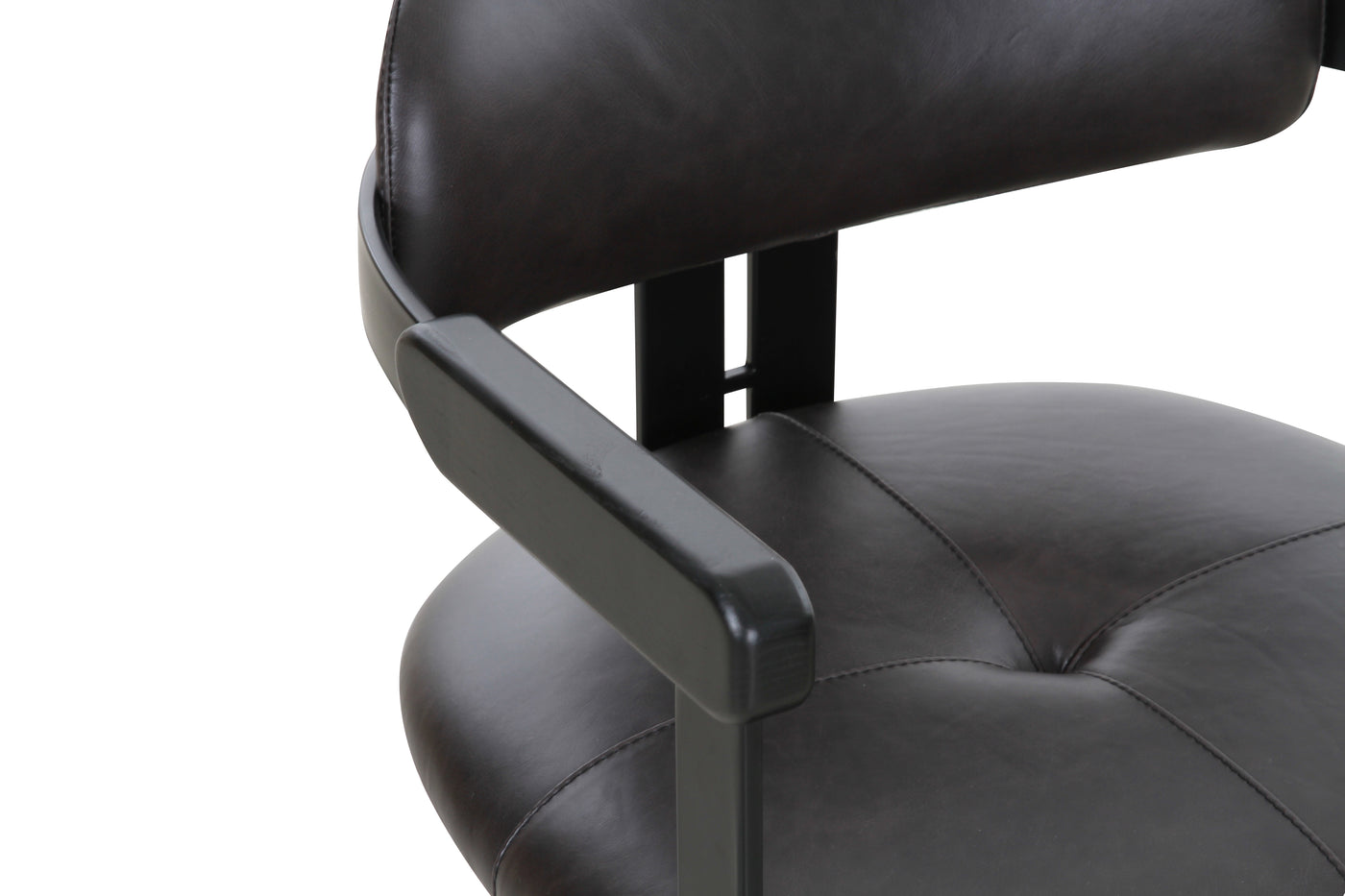 Galileo Black Leather Dining Chair - Future Classics Furniture