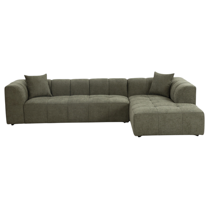 Sorenti Corner Sofa Moss Green