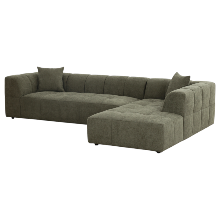 Sorenti Corner Sofa Moss Green