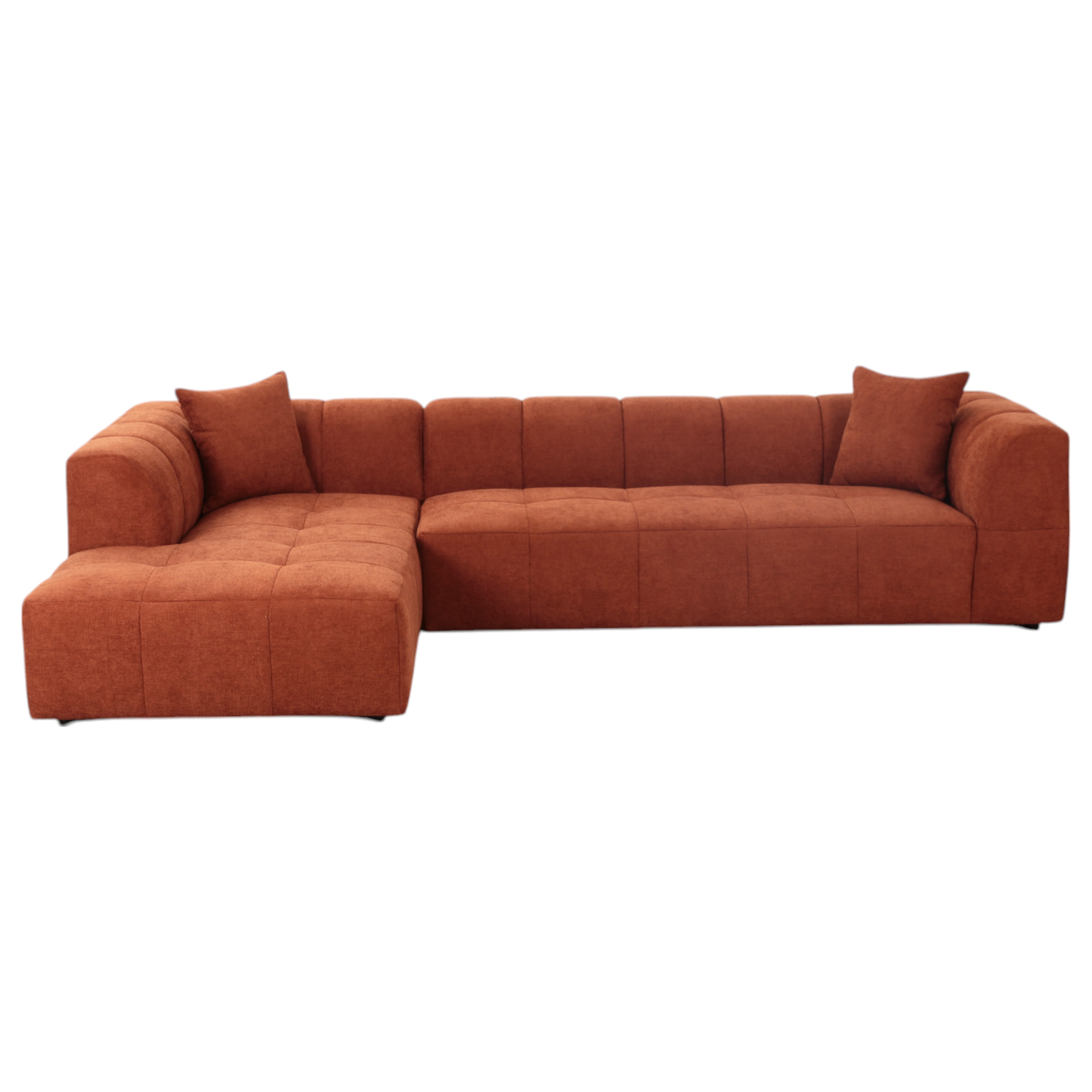 Sorrento Corner Sofa Rust