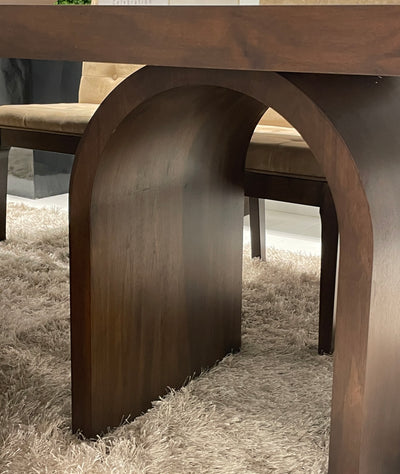 Arches Dining Table Walnut - 2.7m - Future Classics Furniture