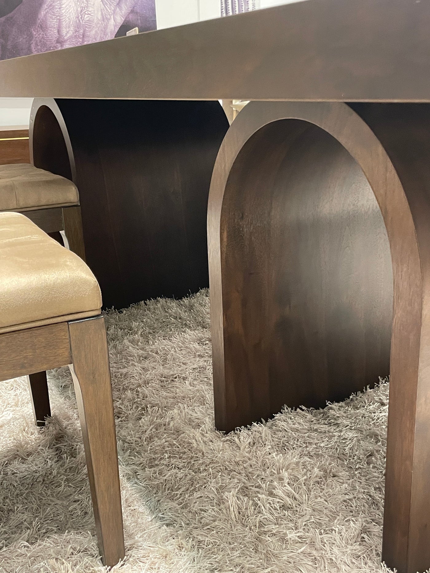 Arches Dining Table Walnut