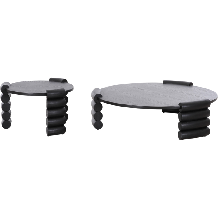 Boho Black Side Table