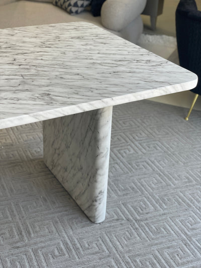 Cigale Dining Table Marble Finish - 2.25m