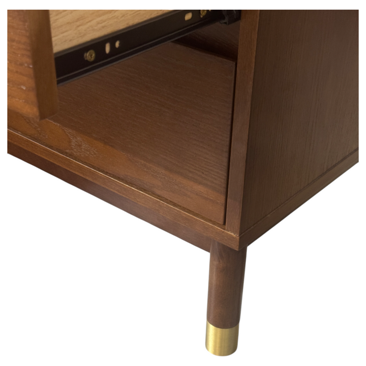 Benson Bedside Table Walnut