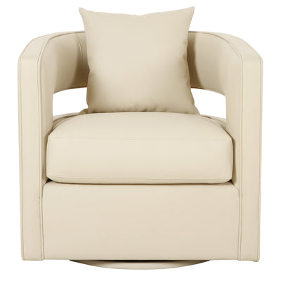 Rhonda Swivel Chair Vegan Leather