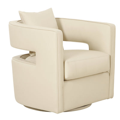 Rhonda Swivel Chair Vegan Leather