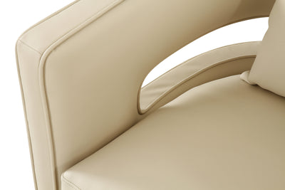 Rhonda Swivel Chair Vegan Leather