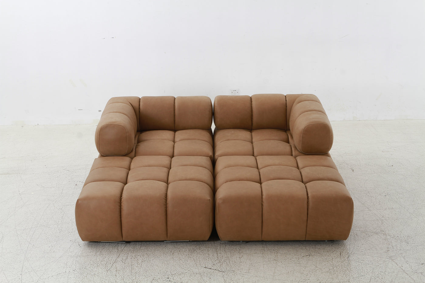 Block Modular Leather Sofa