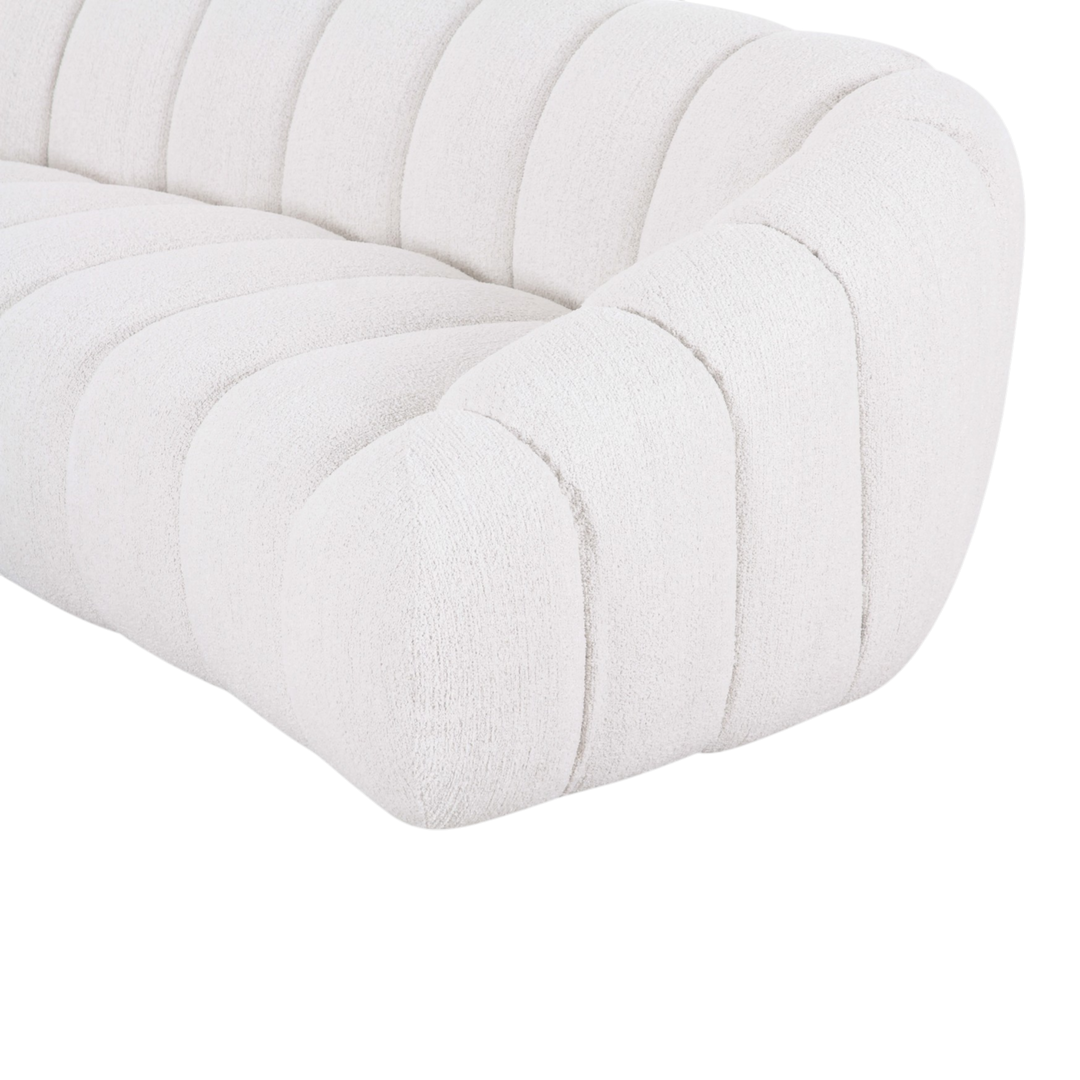 Bubble 3 Seater Sofa Textured Beige - Future Classics Furniture