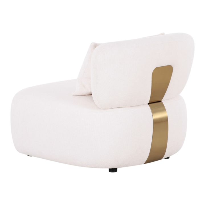 Comfortable Status Chair with upholstered seat and wooden legs, perfect as an occasional chair for living rooms or offices.