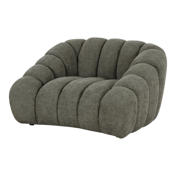 Hunter green Bubble 1 Seater sofa with rounded design and plush cushions, ideal for modern living spaces.
