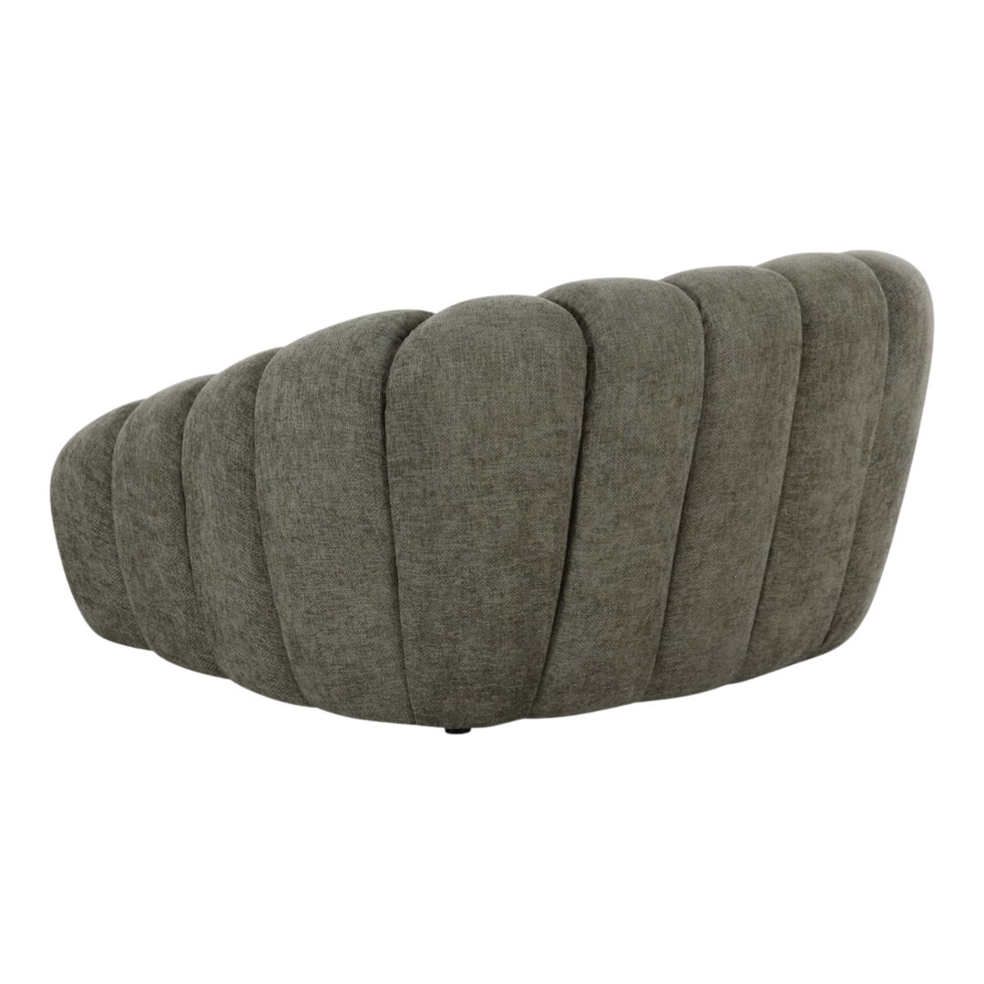 Hunter green Bubble 1 Seater sofa with rounded armrests and plush cushioning, perfect for modern living rooms.