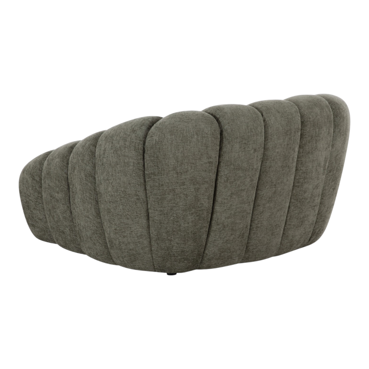 Hunter green Bubble 1 Seater sofa with rounded armrests and plush cushioning, perfect for modern living rooms.