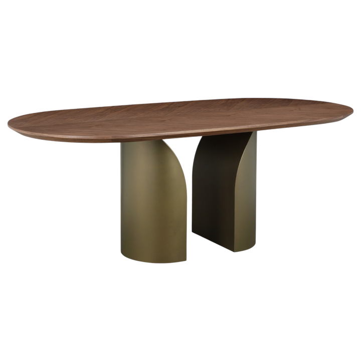 Modern Bellissama 2m dining table with sleek wooden surface and sturdy legs, ideal for contemporary dining rooms.