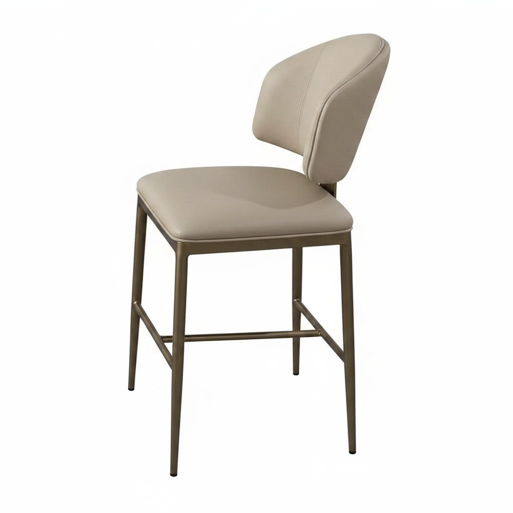 Regalia Bar Stool Pebble Vegan Leather