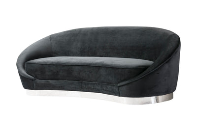 Barbie Sofa Black - Silver