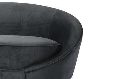 Barbie Sofa Black - Silver