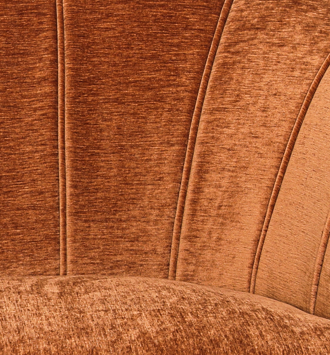 Hyatt 3 Seater Burnt Orange - Future Classics Furniture