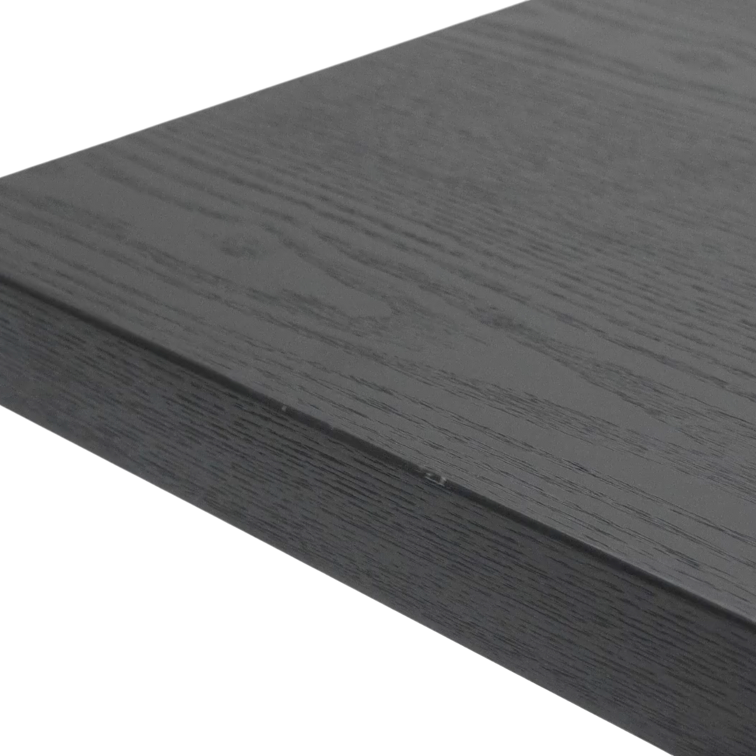 Cubano Rectangle Dining Table Black - 2.4m