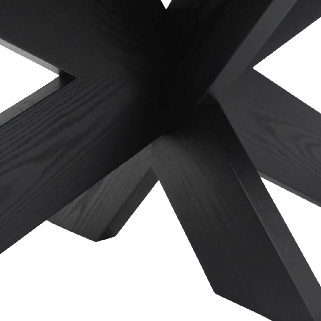 Cubano Rectangle Dining Table Black - 2.4m